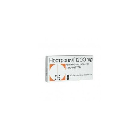 Ноотропил 1200 мг х 20 таблетки UСB Pharma