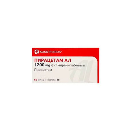 Пирацетам AЛ 1200 мг х 60 таблетки Aluid