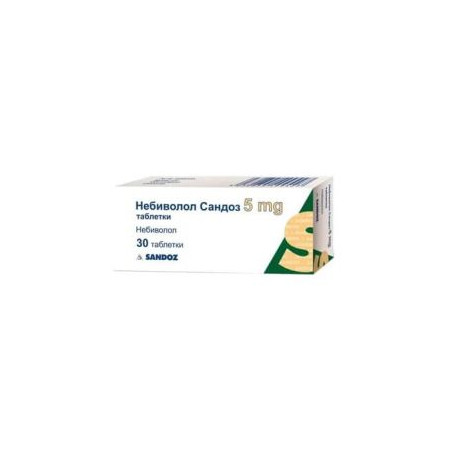 Небиволол 5 мг х 30 таблетки Sandoz